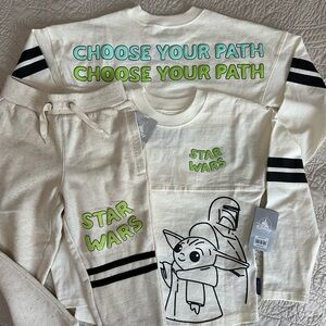 Disney Star Wars Spirit Jersey Set NWT